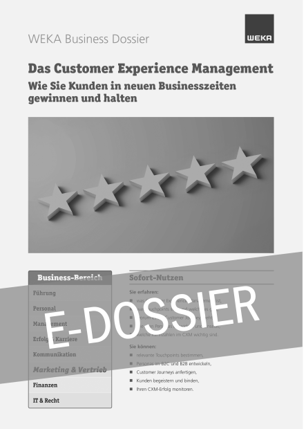 E-Dossier Das Customer Experience Management 