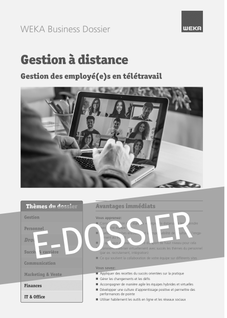 E-Dossier Gestion à distance 