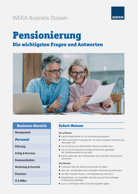 Pensionierung 