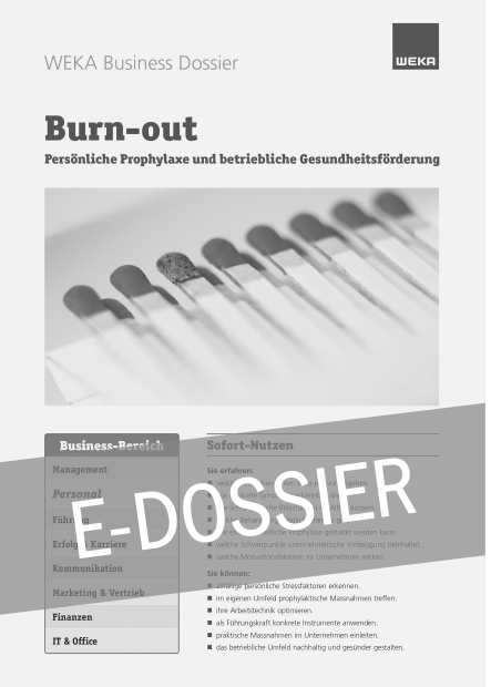 E-Dossier Burn-out 