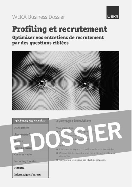 E-Dossier Profiling et recrutement 