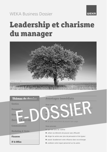E-Dossier Leadership et charisme du manager 