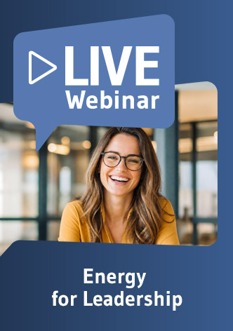 Live-Webinar Energy for Leadership 