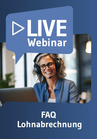 Live-Webinar FAQ Lohnabrechnung 