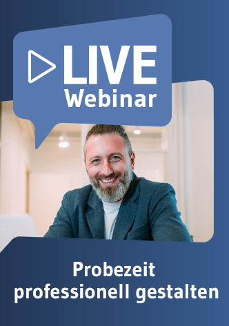 Live-Webinar Probezeit professionell gestalten 