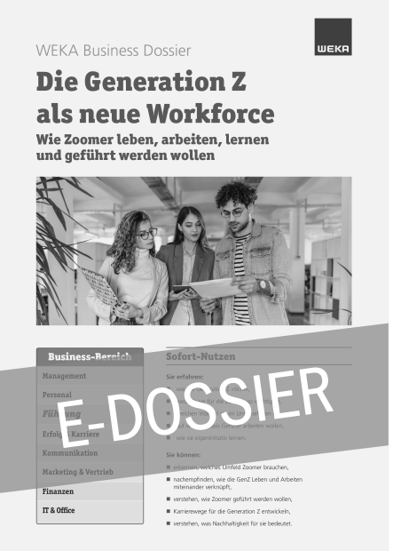 E-Dossier Die Generation Z als neue Workforce 