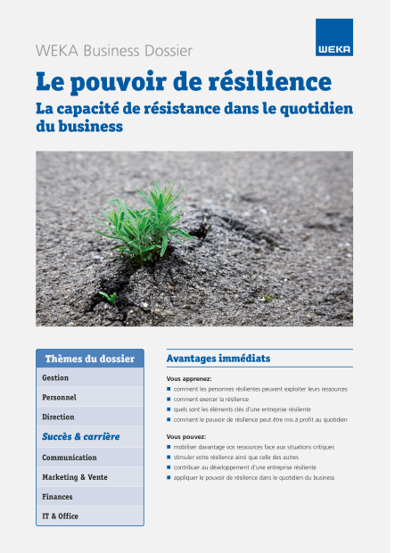 Le pouvoir de résilience 