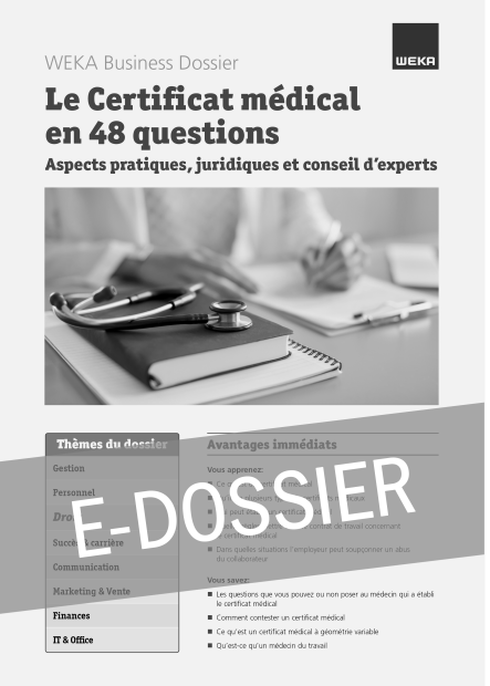 E-Dossier Le Certificat médical en 48 questions 