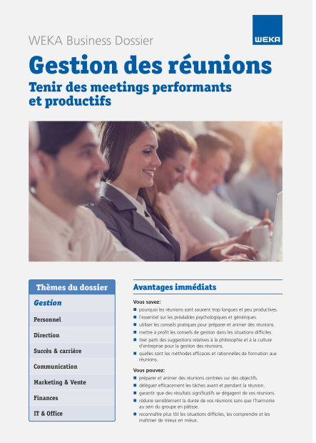 Gestion des réunions 