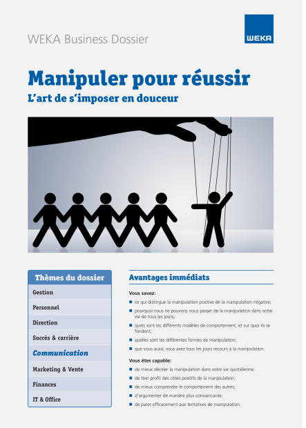 Manipuler pour réussir 
