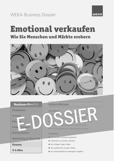 E-Dossier Emotional verkaufen 