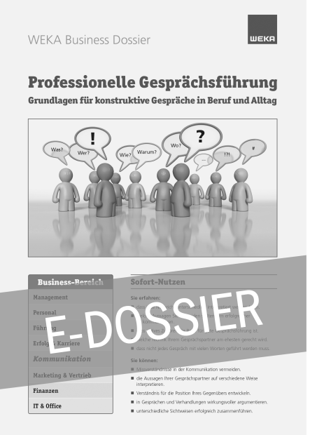 E-Dossier Professionelle Gesprächsführung 