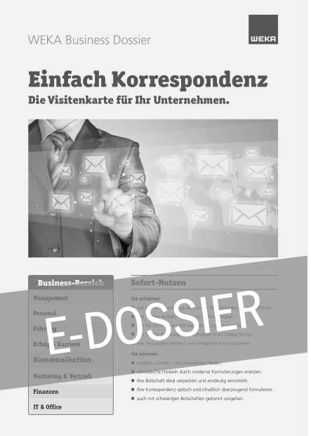 E-Dossier Einfach Korrespondenz 
