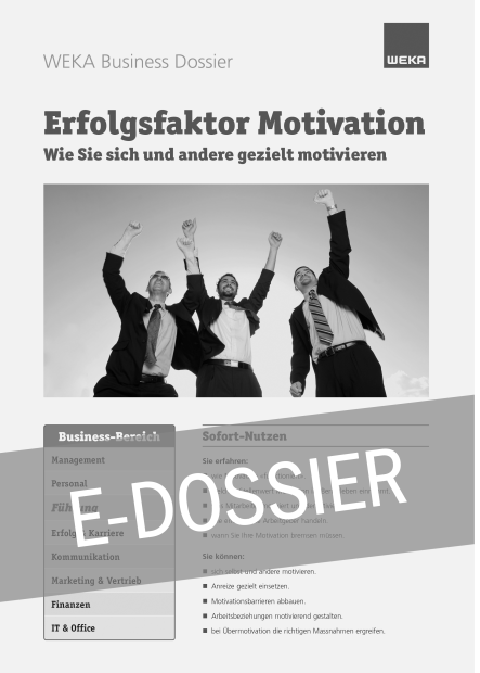 E-Dossier Erfolgsfaktor Motivation 