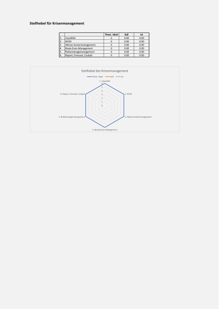 Finanzradarsystem für das finanzielle Krisenmanagement 