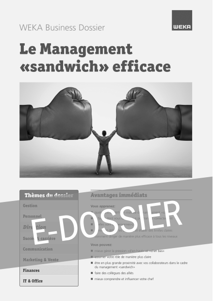 E-Dossier Le Management «sandwich» efficace 