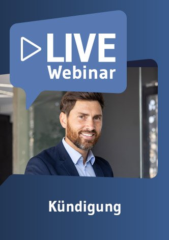 Live-Webinar Kündigung 