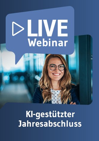 Live-Webinar KI-gestützter Jahresabschluss 