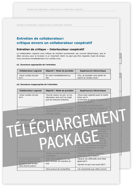 Téléchargement package Examen par un médecin-conseil 