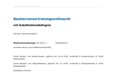 Download-Paket Vollmachten im Bauwesen 