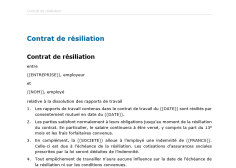 Téléchargement package Modèles de lettres de licenciement 