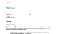 Téléchargement package Libération de l’obligation de travailler 