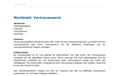 Download-Paket Vertrauensärztliche Abklärung rechtssicher durchführen 