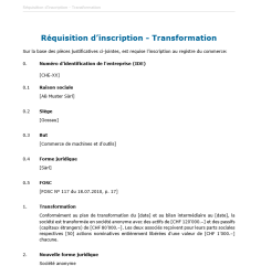 Téléchargement package Déclarations au registre du commerce - soumettez vos documents de manière correcte et efficace 