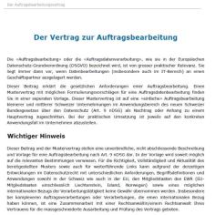 Download-Paket Auftragsdatenbearbeitung nach nDSG 
