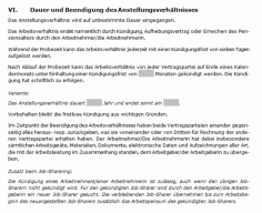 Download-Paket Arbeitsvertrag Teilzeit D, E, F 