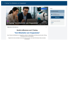 E-Training "Vom Mitarbeiter zum Vorgesetzten" 