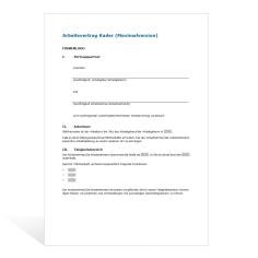Download-Paket Arbeitsverträge für Führungskräfte 