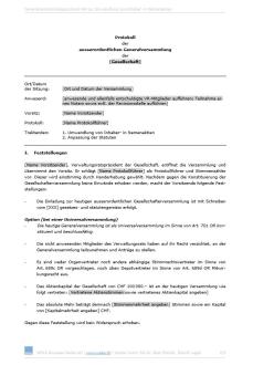 Download-Paket Umwandlung Inhaber- in Namenaktien 