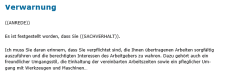 Download-Paket Verwarnung 