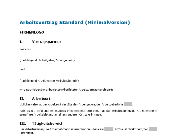 Download-Paket Basis-Arbeitsverträge 