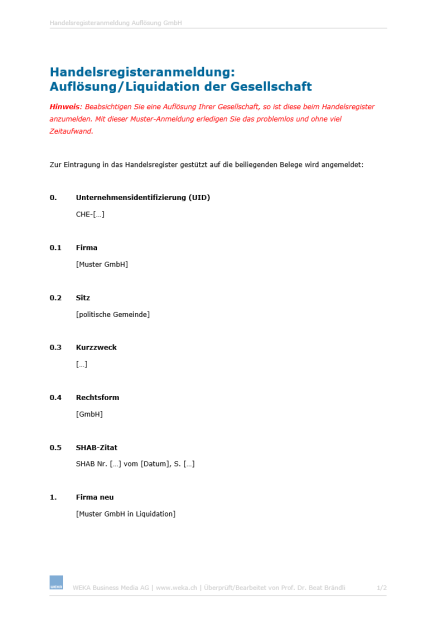 Download-Paket Handelsregister-Meldungen korrekt und effizient einreichen 