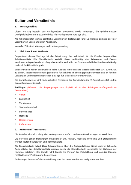 Download-Paket IT-Musterverträge 