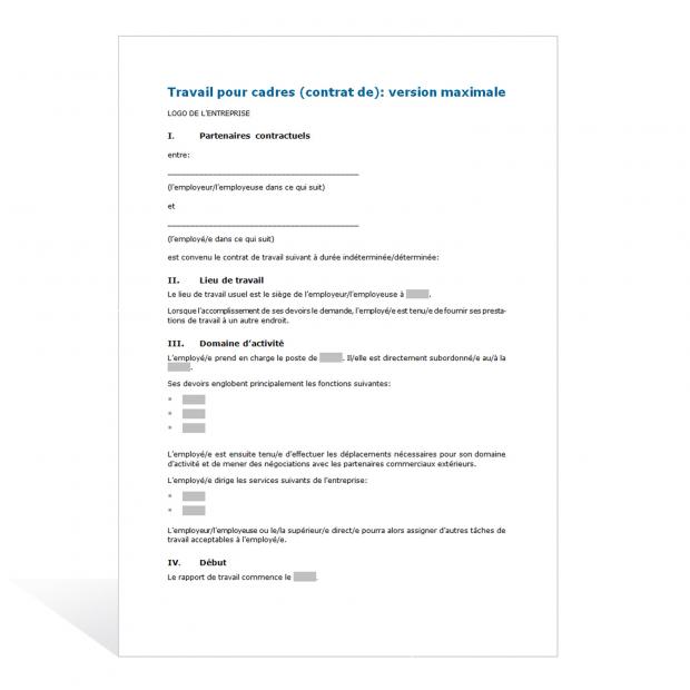 Téléchargement package Modèles de contrats de travail (version premium) 