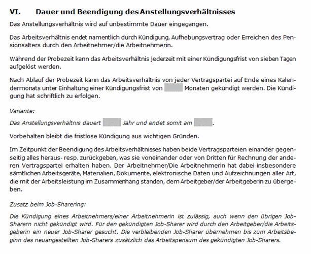 Download-Paket Arbeitsvertrag Teilzeit D, E, F 