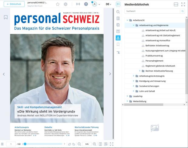 personalSCHWEIZ mit Toolbox 