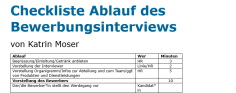 Download-Paket Checklisten Bewerberinterviews 
