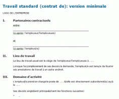 Download-Paket Arbeitsvertrag Standard D, E, F 