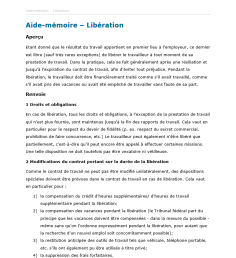 Téléchargement package Libération de l’obligation de travailler 