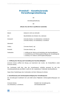 Download-Paket Generalversammlung (GV) 
