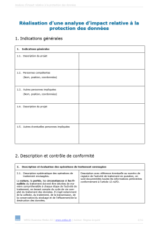 Analyse d'impact relative à la protection des données selon la nLPD 