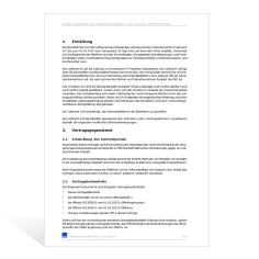 Mustervertrag zur Realisierung eines Internetportals 