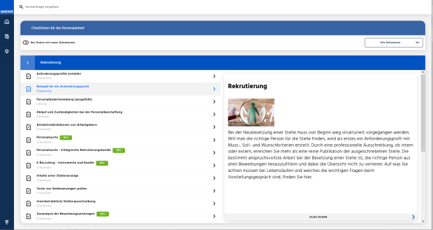 Checklisten für die Personalarbeit 
