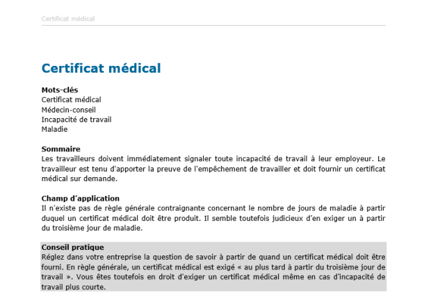 Téléchargement package Examen par un médecin-conseil 