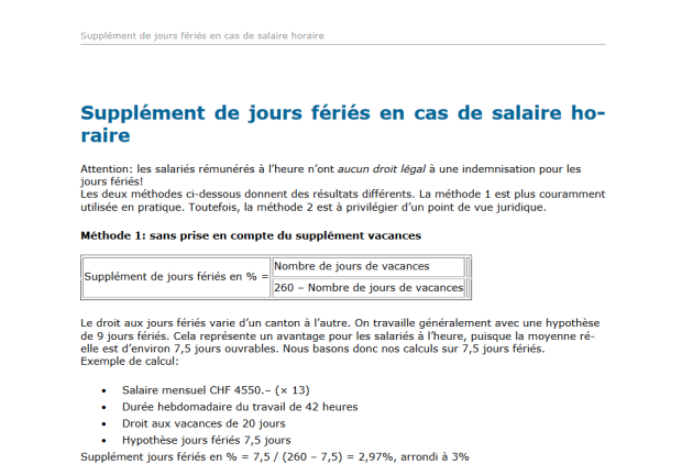Téléchargement package Salaire horaire 