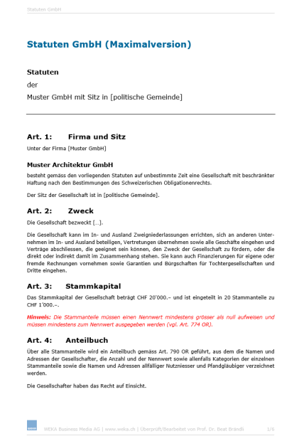 Download-Paket Alles für die GmbH 